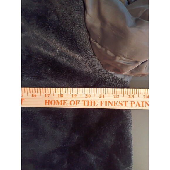 Gap Winter Jacket Hood Zip Moss Green Women's S Velour Lined Pockets Knee Length - Picture 16 of 16